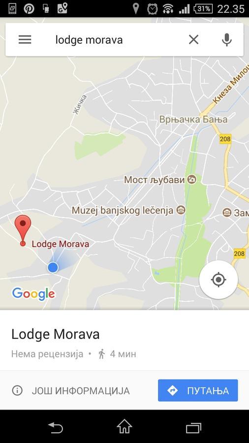 Lodge Morava Vrnjačka Banja Екстериор снимка